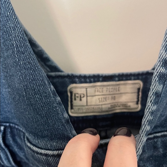GUC! Free People Denim Overalls, Size 10 - Picture 6 of 9